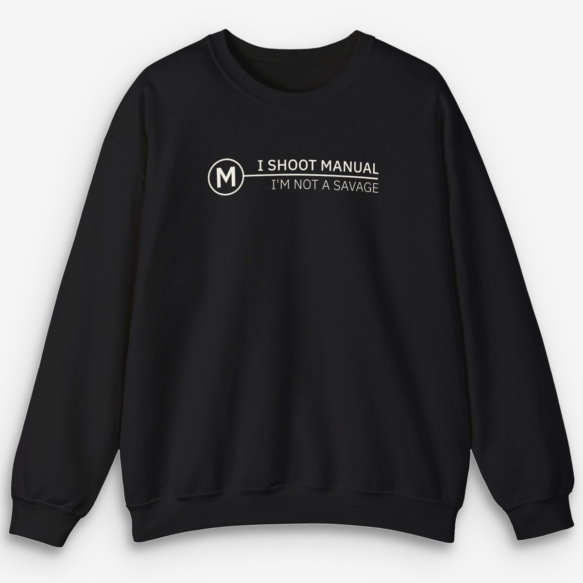 I Shoot Manual Sweatshirt