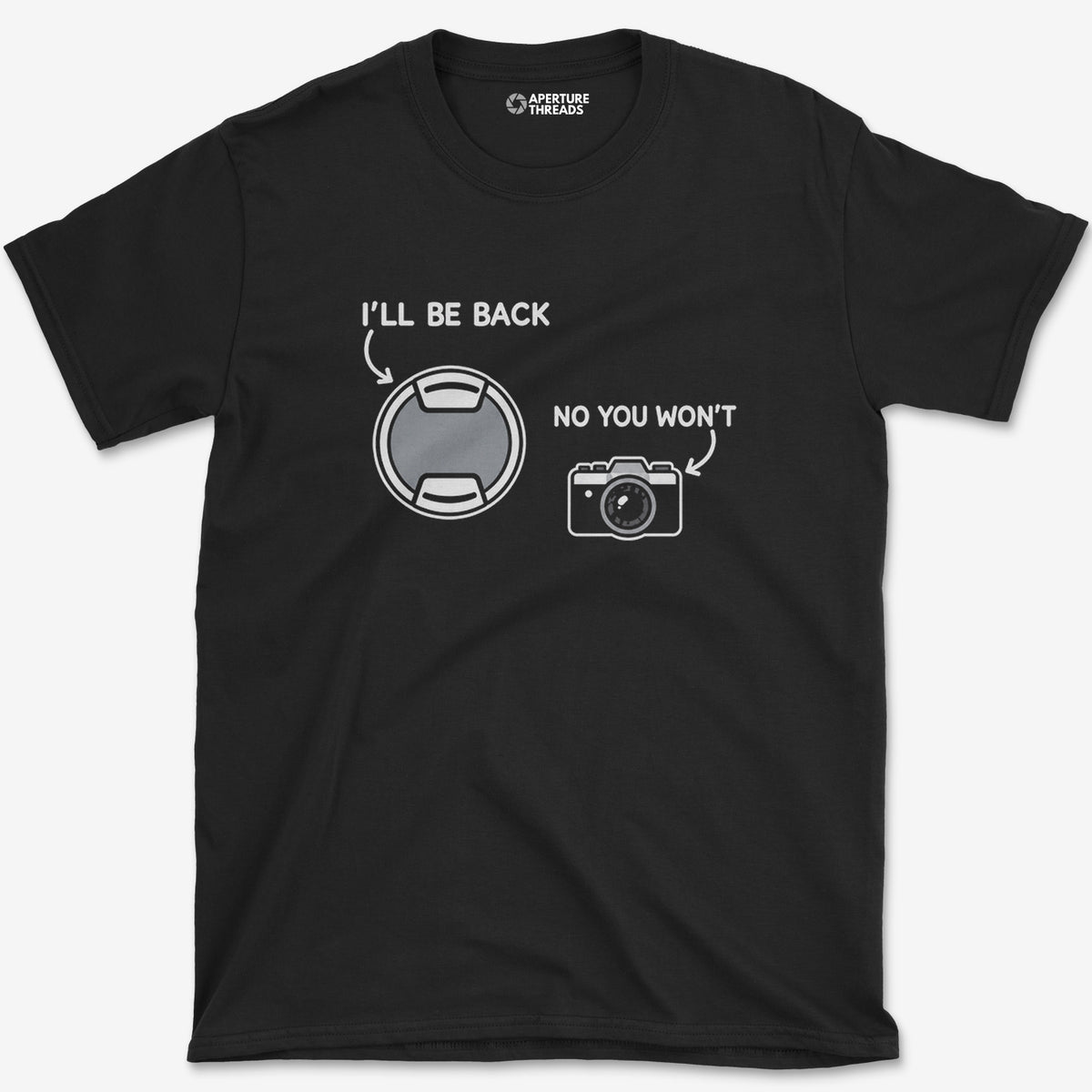 I'll Be Back T-Shirt — black