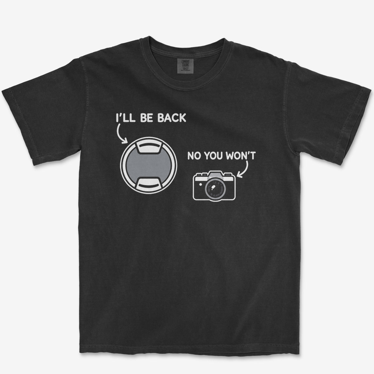 I'll Be Back Tee — black