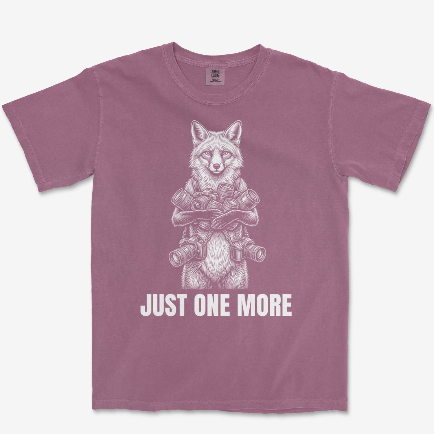 Just One More Fox Heavyweight Tee