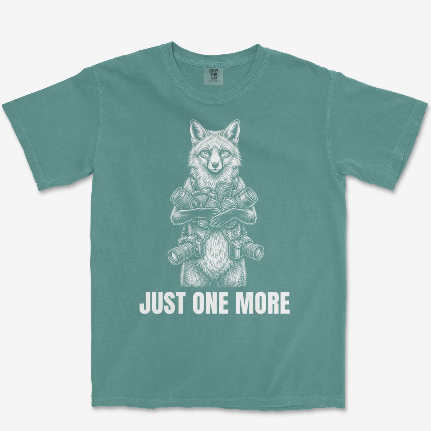 Just One More Fox Heavyweight Tee