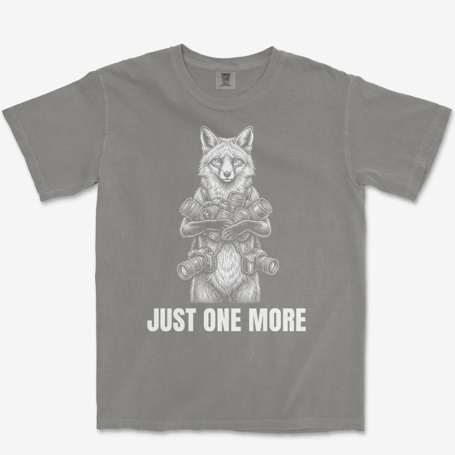Just One More Fox Heavyweight Tee