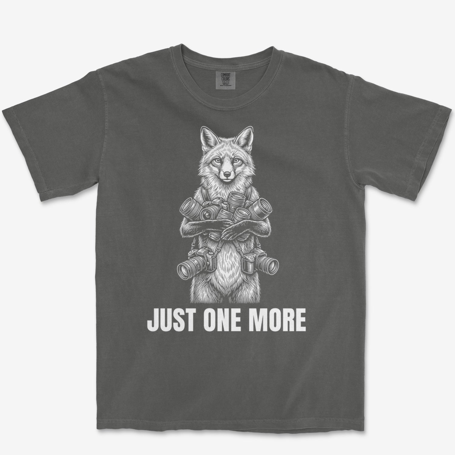 Just One More Fox Heavyweight Tee