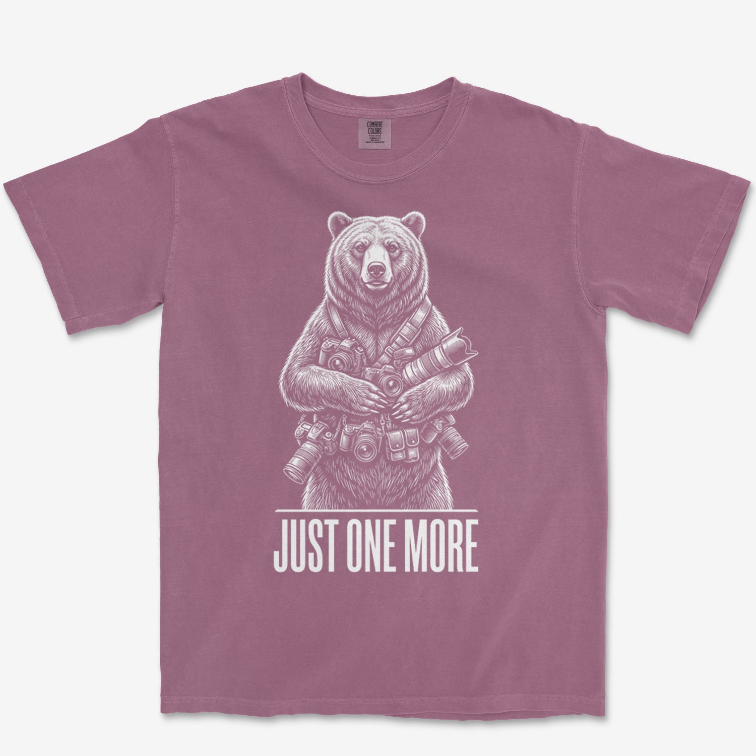 Just One More Grizzly Heavyweight Tee