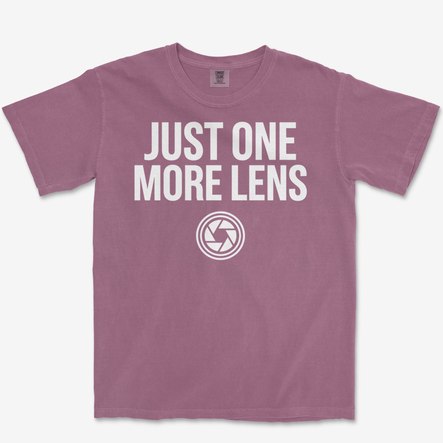 Just One More Lens Heavyweight Tee