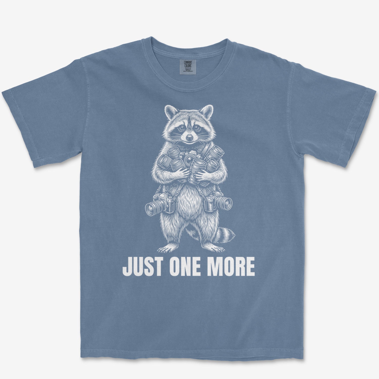 Just One More Raccoon Heavyweight Tee