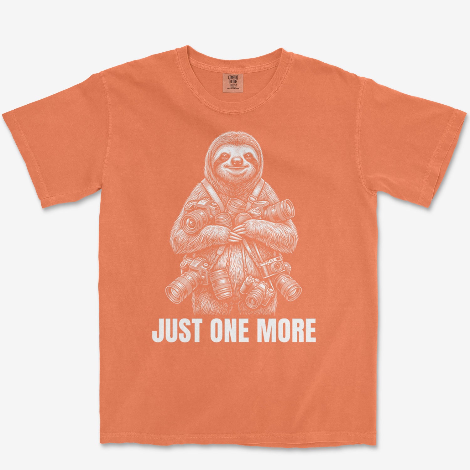 Just One More Sloth Heavyweight Tee