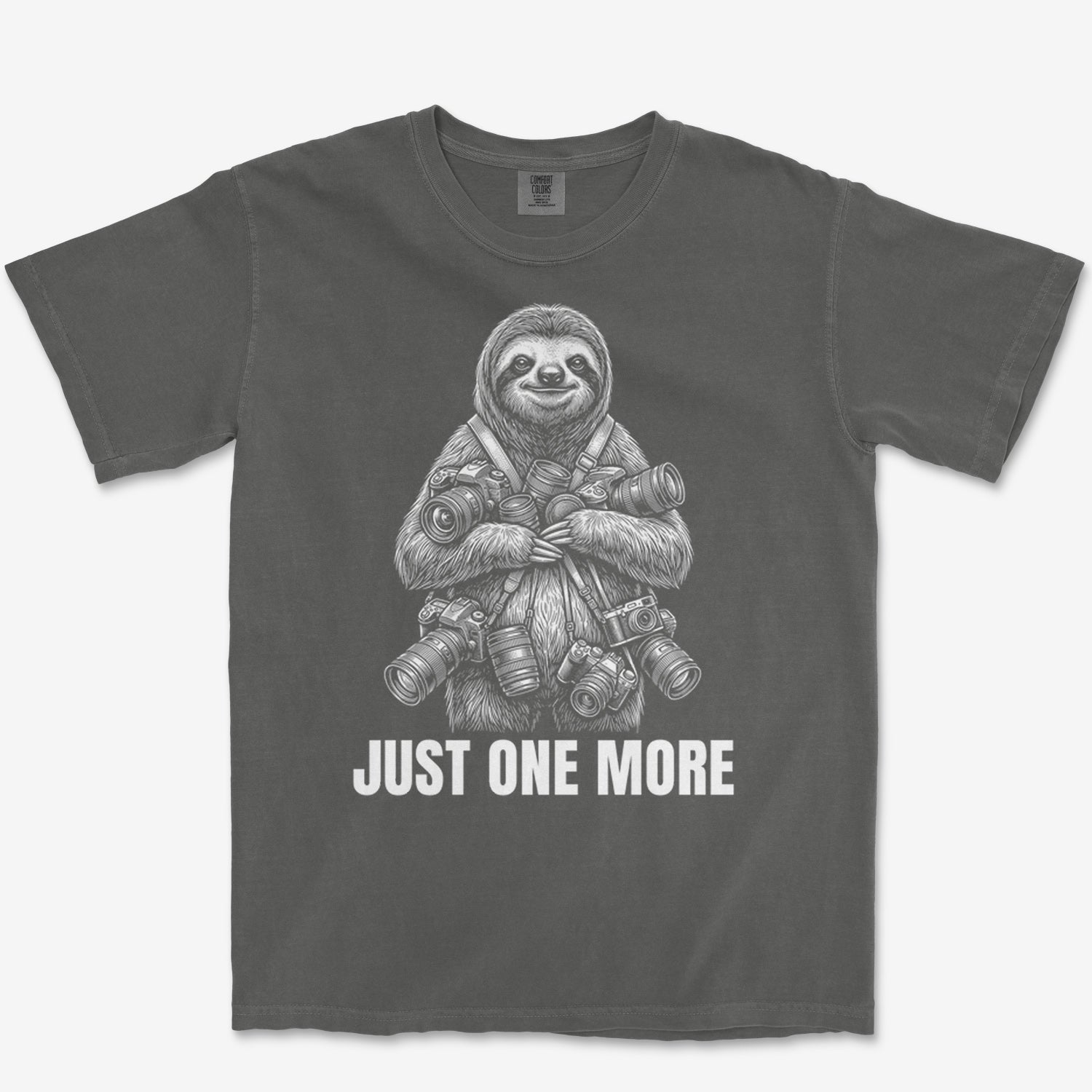 Just One More Sloth Heavyweight Tee