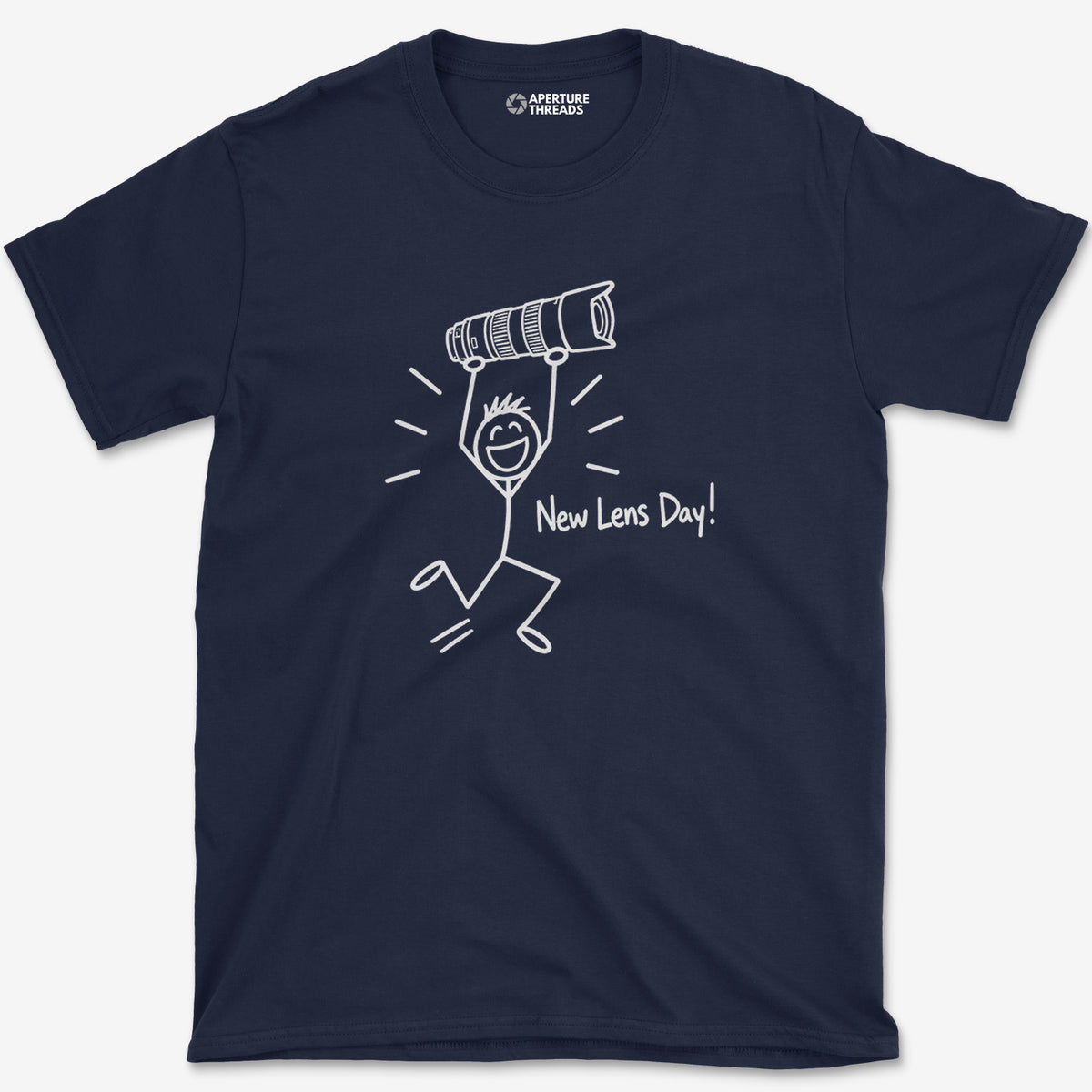 Lens Delivery Day T-Shirt — navy