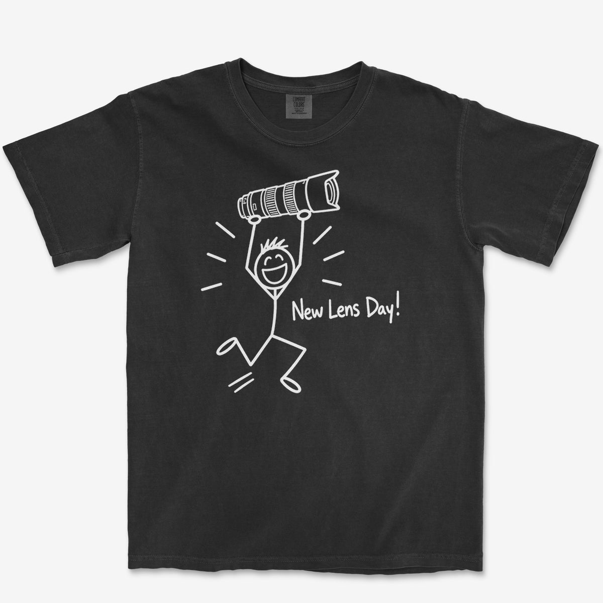 Lens Delivery Day Tee — black