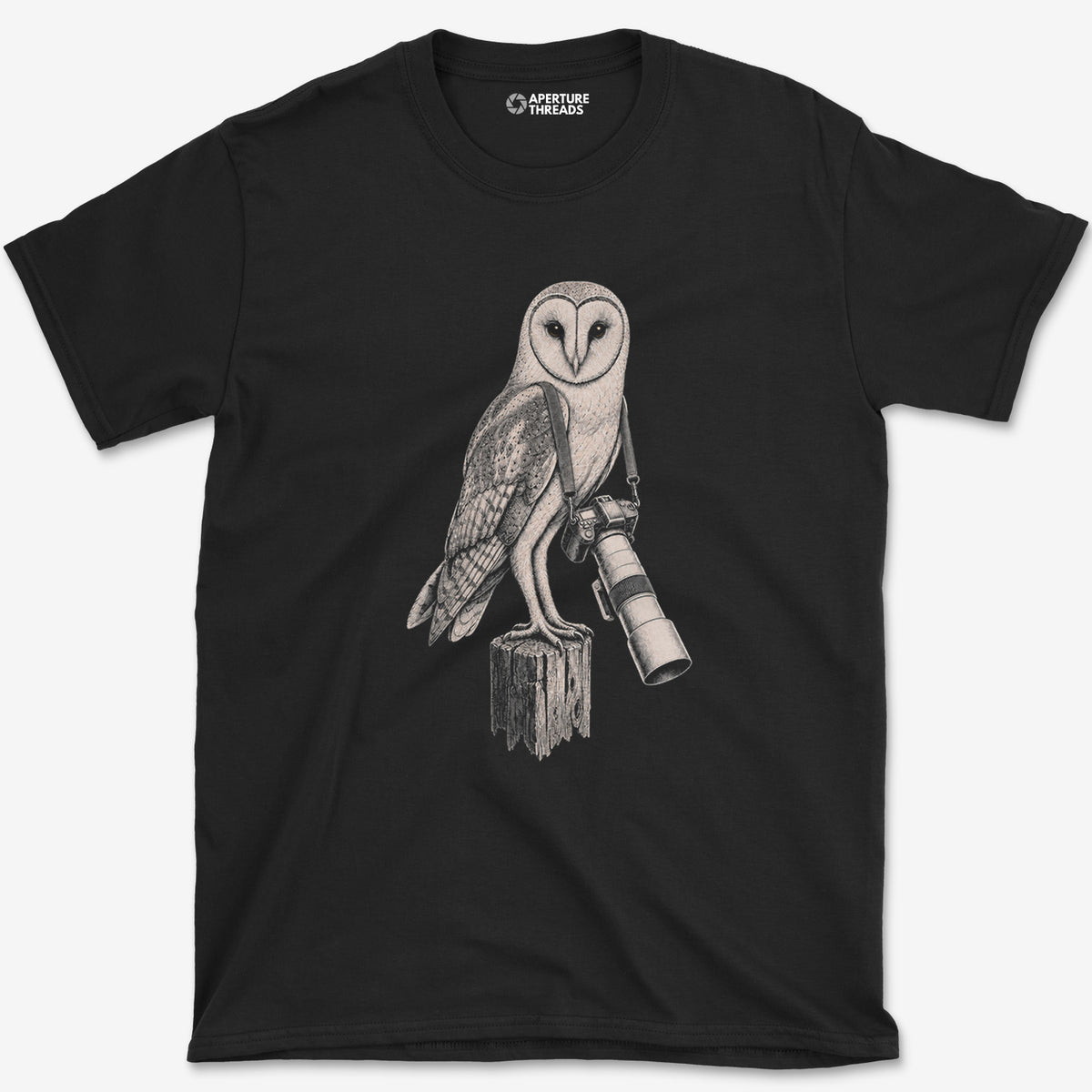 Long Lens Barn Owl T-Shirt