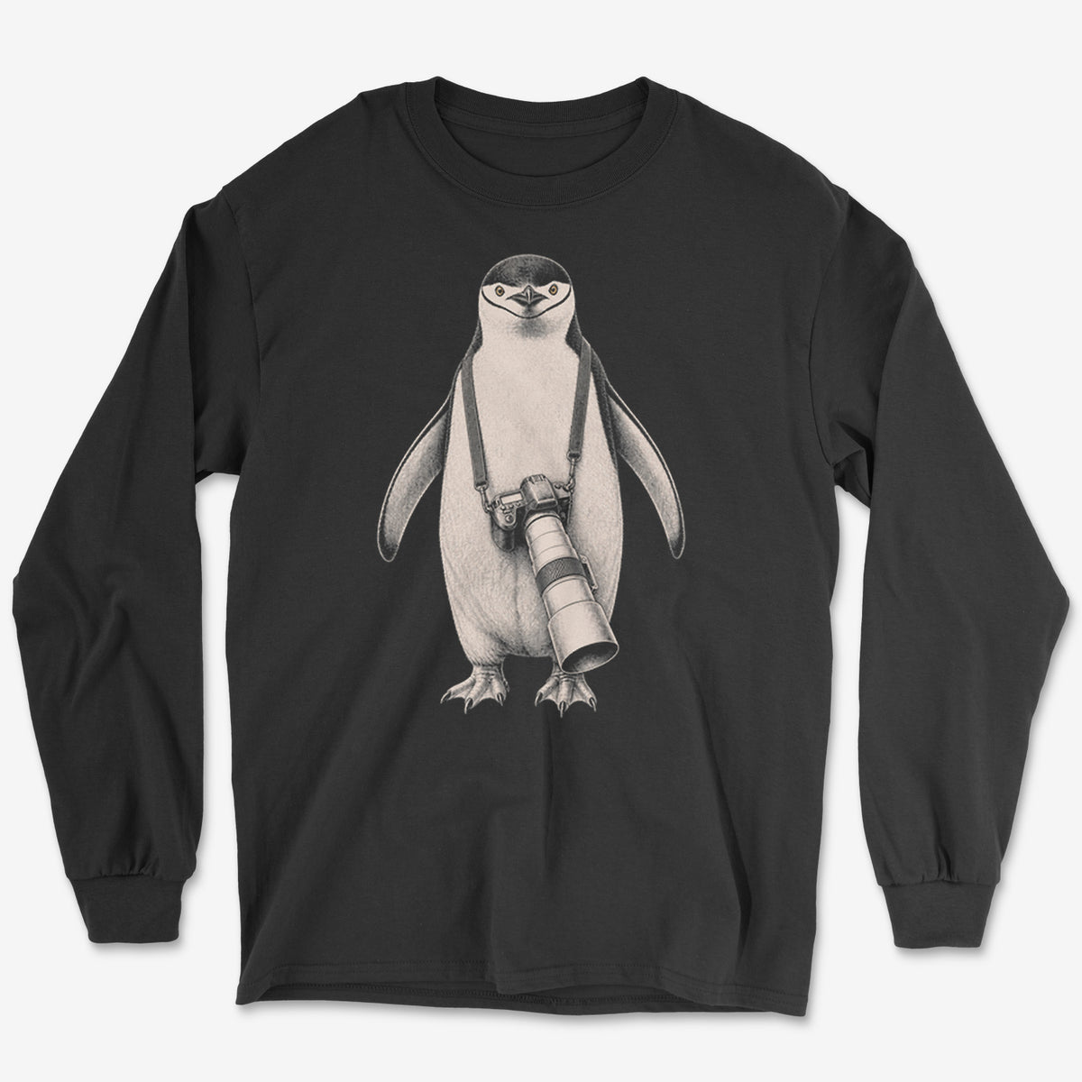 Long Lens Chinstrap Long Sleeve Tee