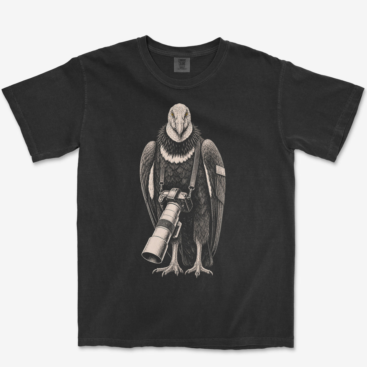 Long Lens Condor Tee — black