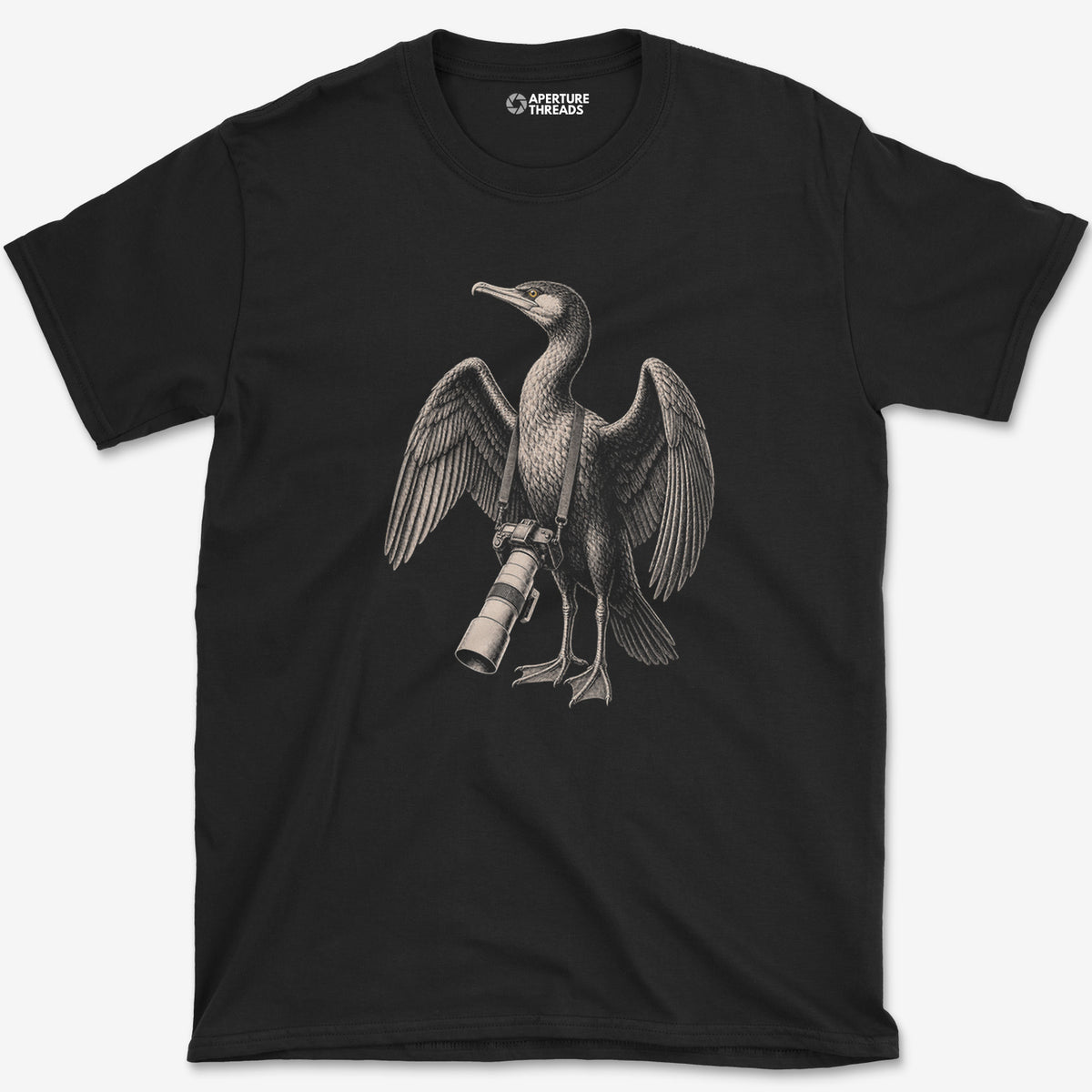 Long Lens Cormorant T-Shirt