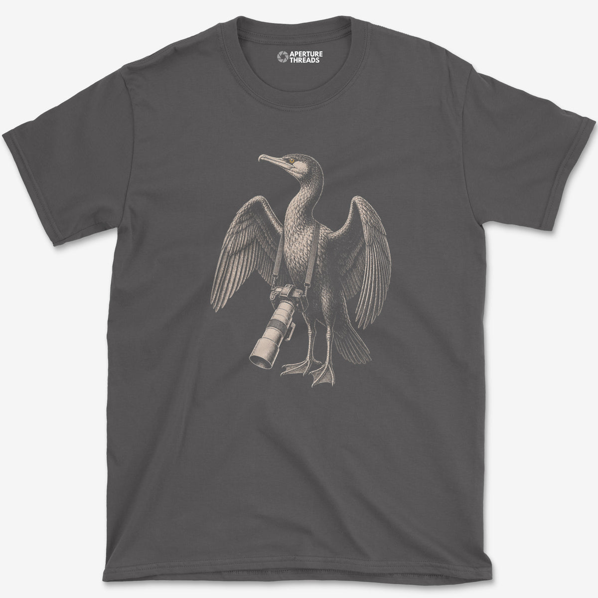 Long Lens Cormorant T-Shirt