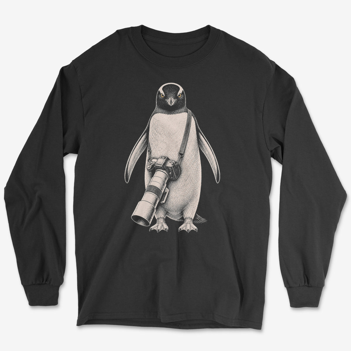 Long Lens Gentoo Long Sleeve Tee