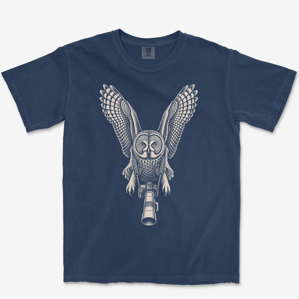 Long Lens Great Gray Owl Heavyweight Tee