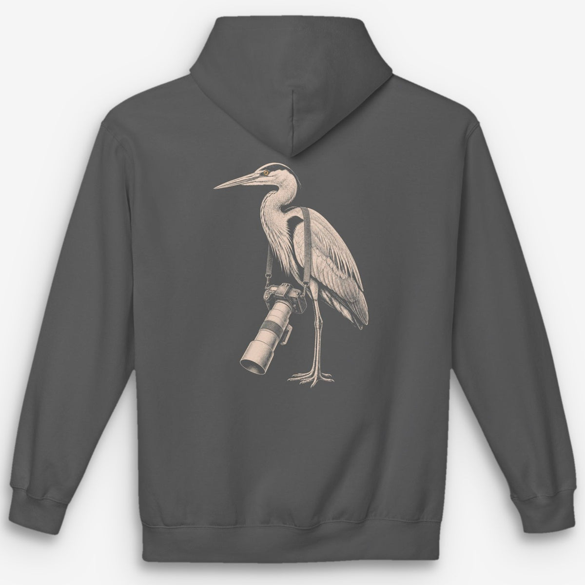 Long Lens Heron Hoodie