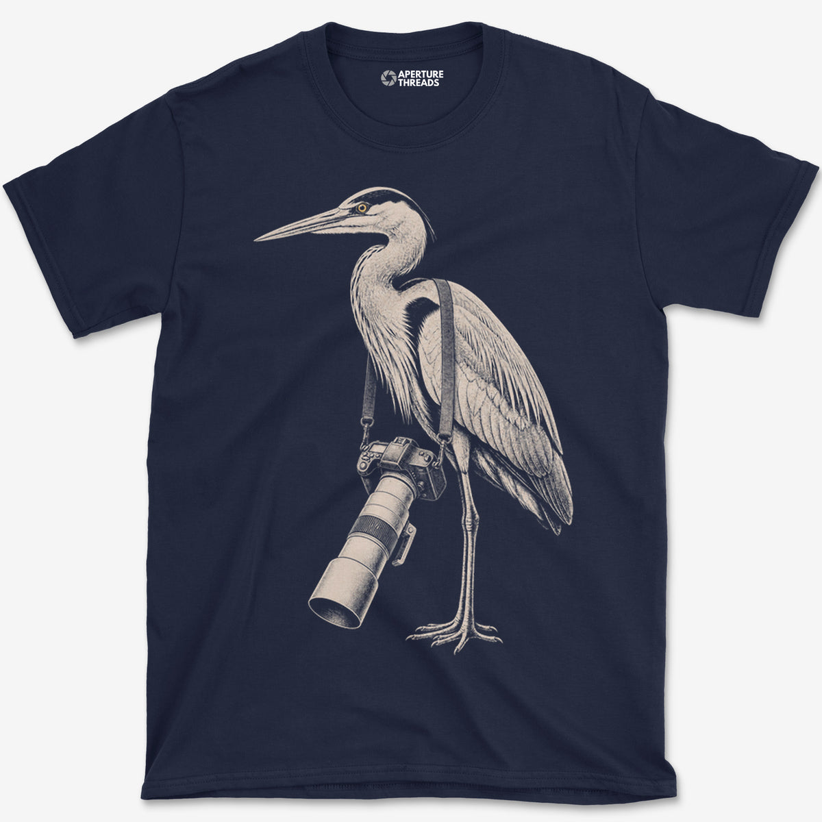 Long Lens Heron T-Shirt