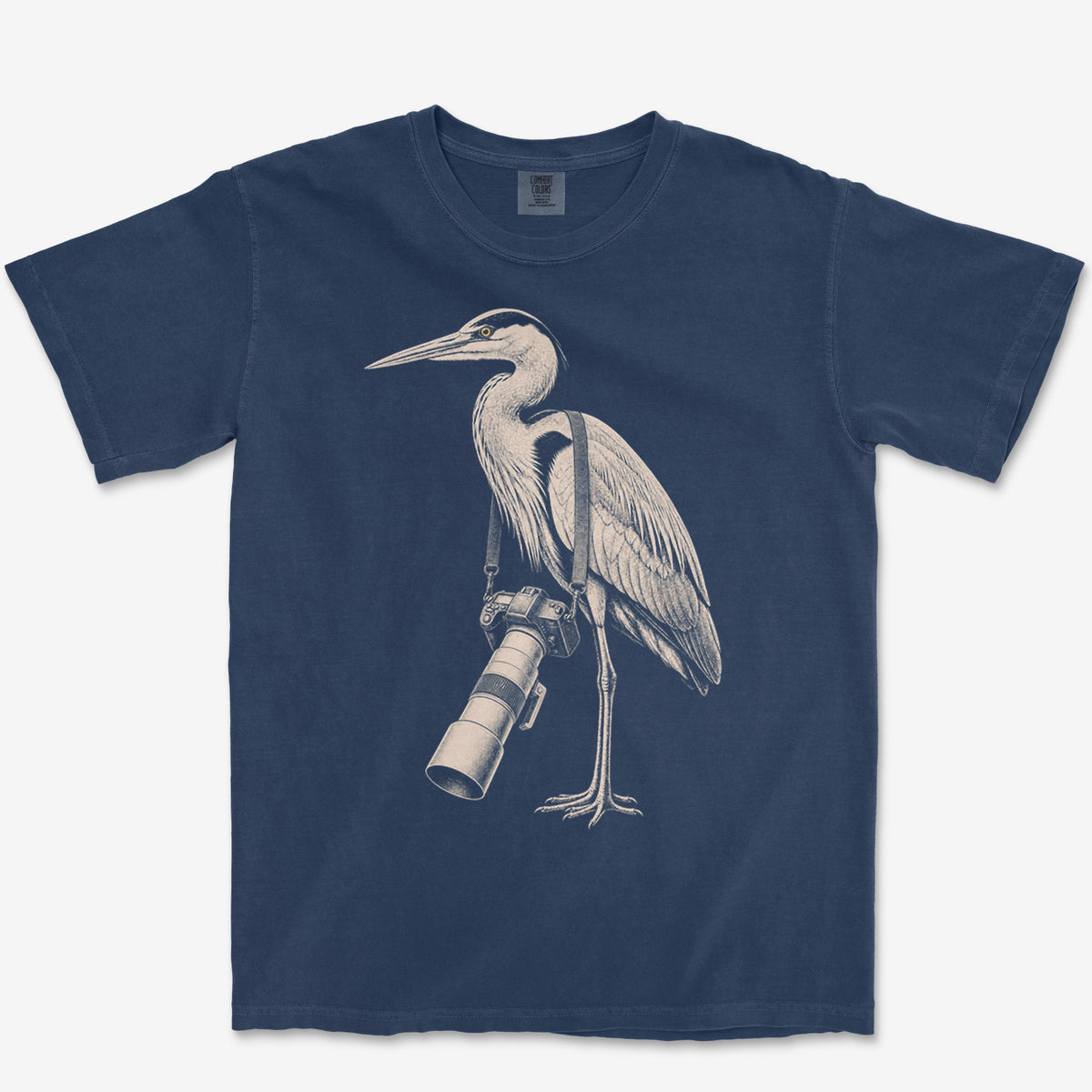 Long Lens Heron Heavyweight Tee