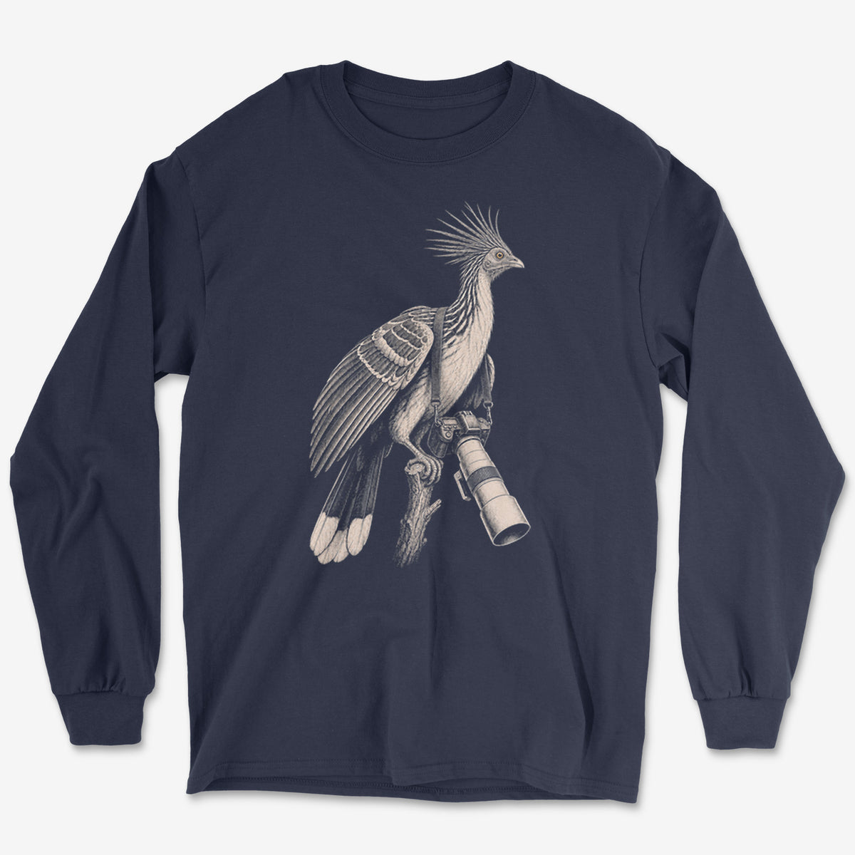 Long Lens Hoatzin Long Sleeve Tee