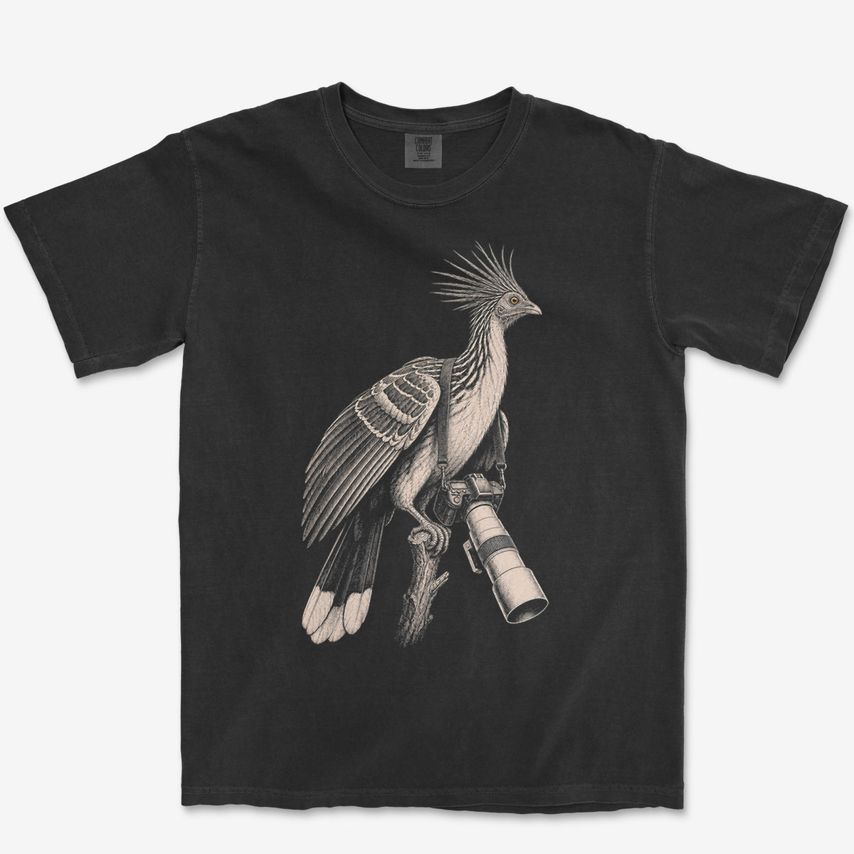 Long Lens Hoatzin Heavyweight Tee