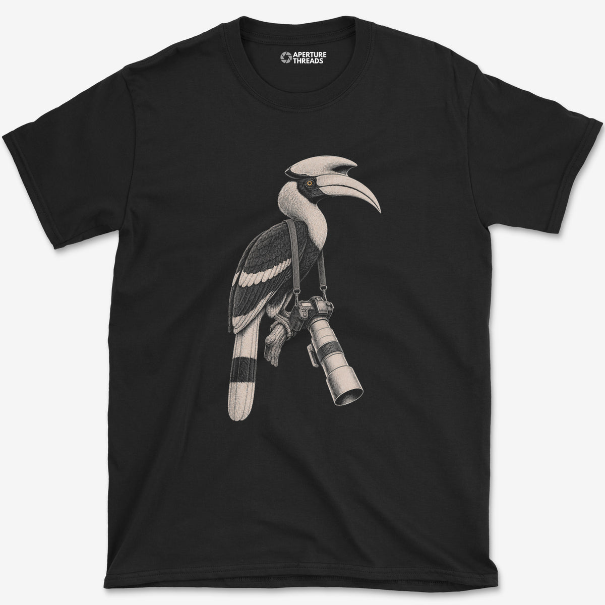 Long Lens Hornbill T-Shirt
