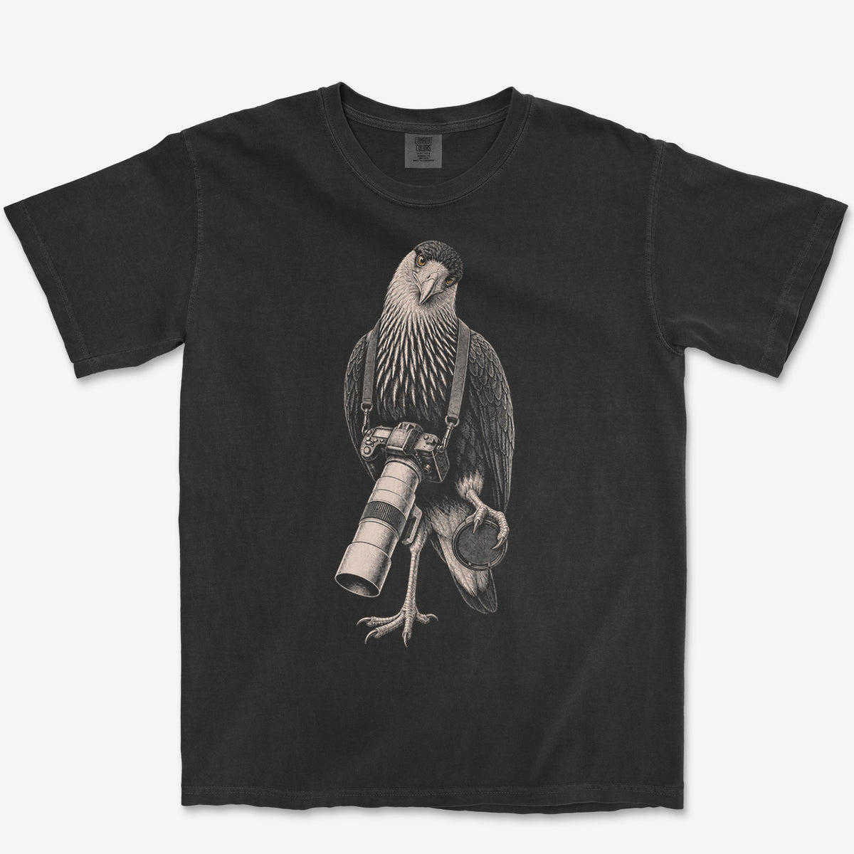 Long Lens Johnny Rook Tee — black