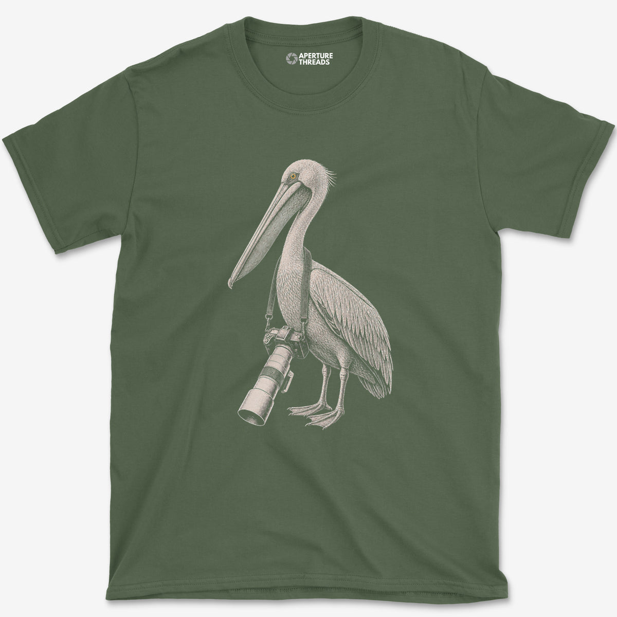 Long Lens Pelican T-Shirt