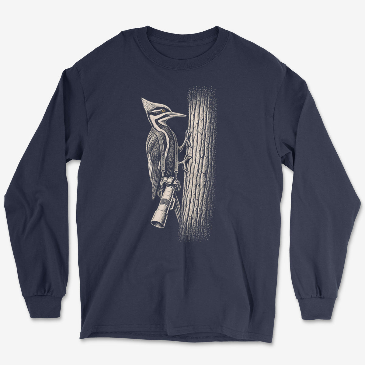 Long Lens Pileated Long Sleeve Tee