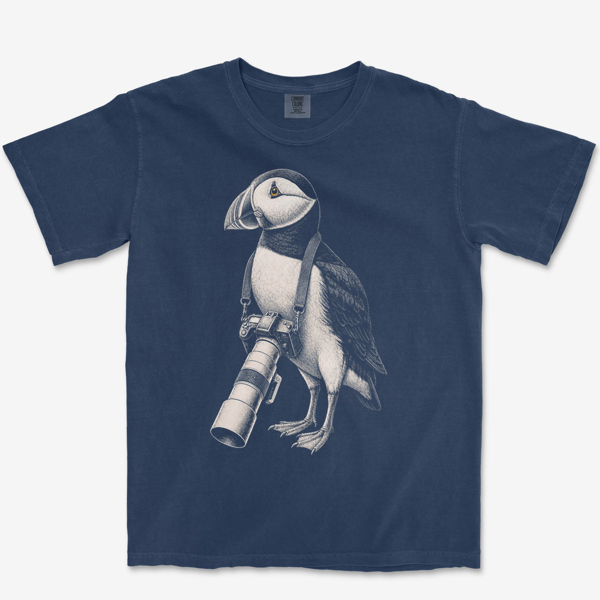 Long Lens Puffin Heavyweight Tee