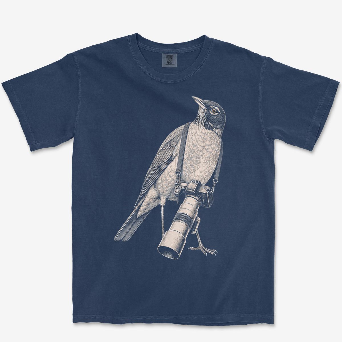 Long Lens Robin Tee — true navy