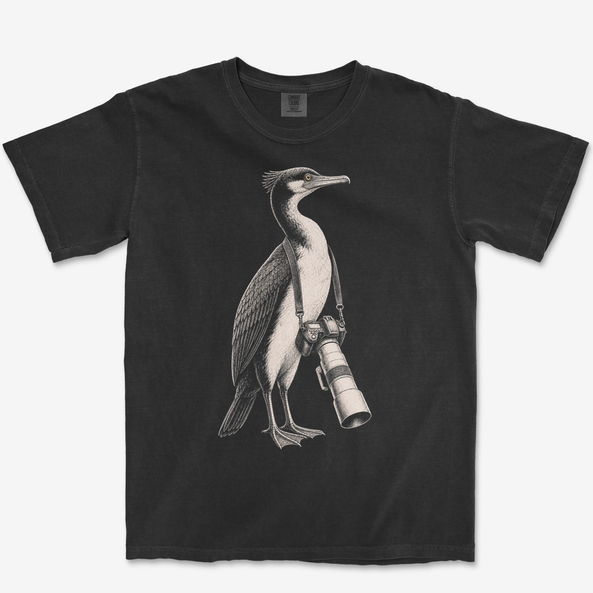 Long Lens Rock Shag Tee — black