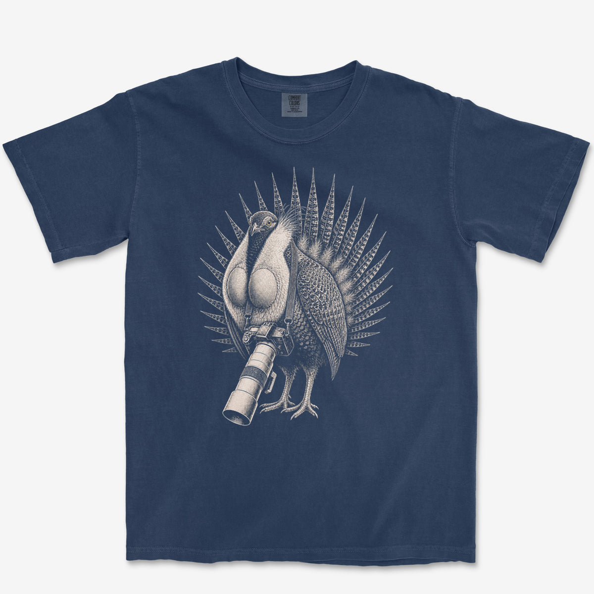 Long Lens Sage Grouse Heavyweight Tee