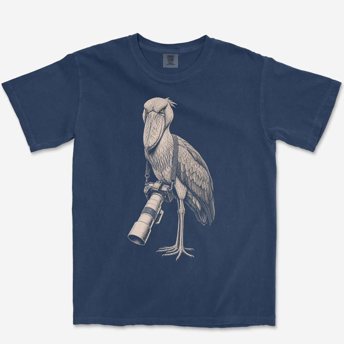 Long Lens Shoebill Heavyweight Tee