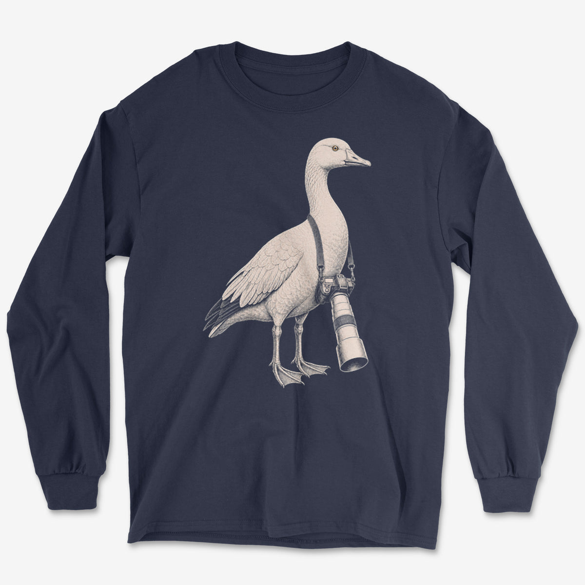 Long Lens Snow Goose Long Sleeve Tee