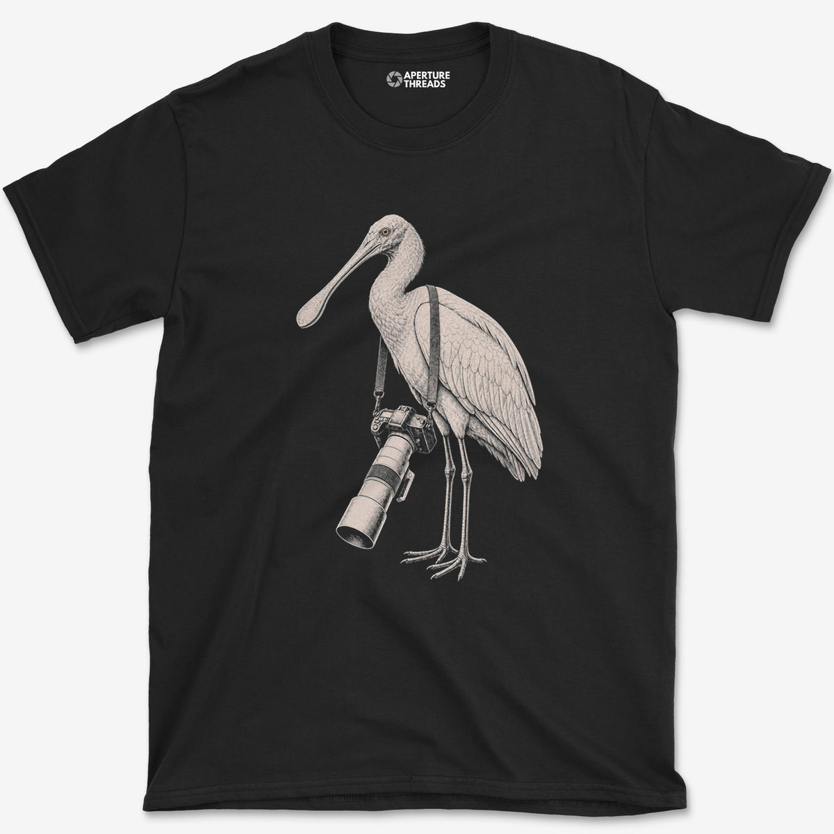Long Lens Spoonbill T-Shirt