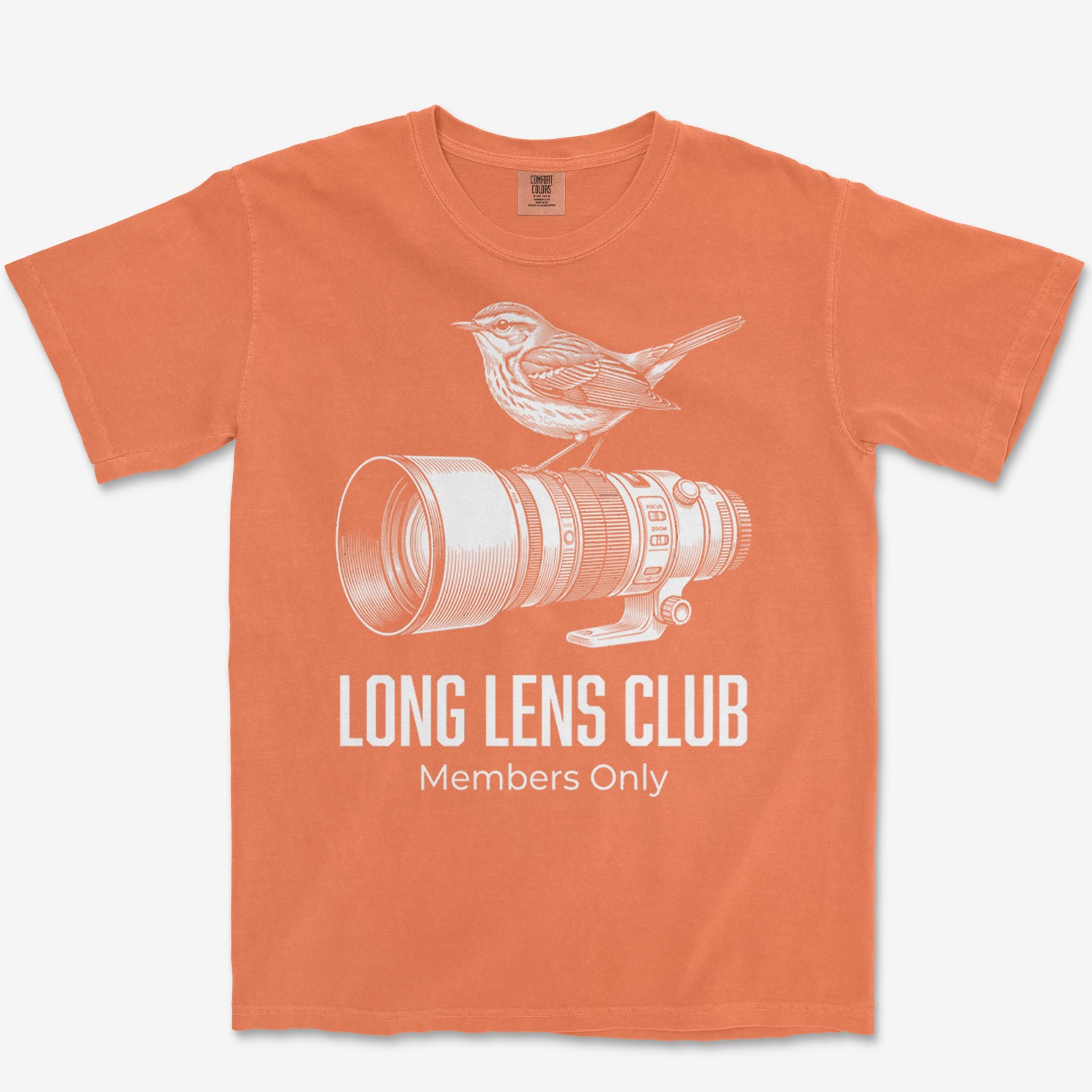 Long Lens Warbler Heavyweight Tee