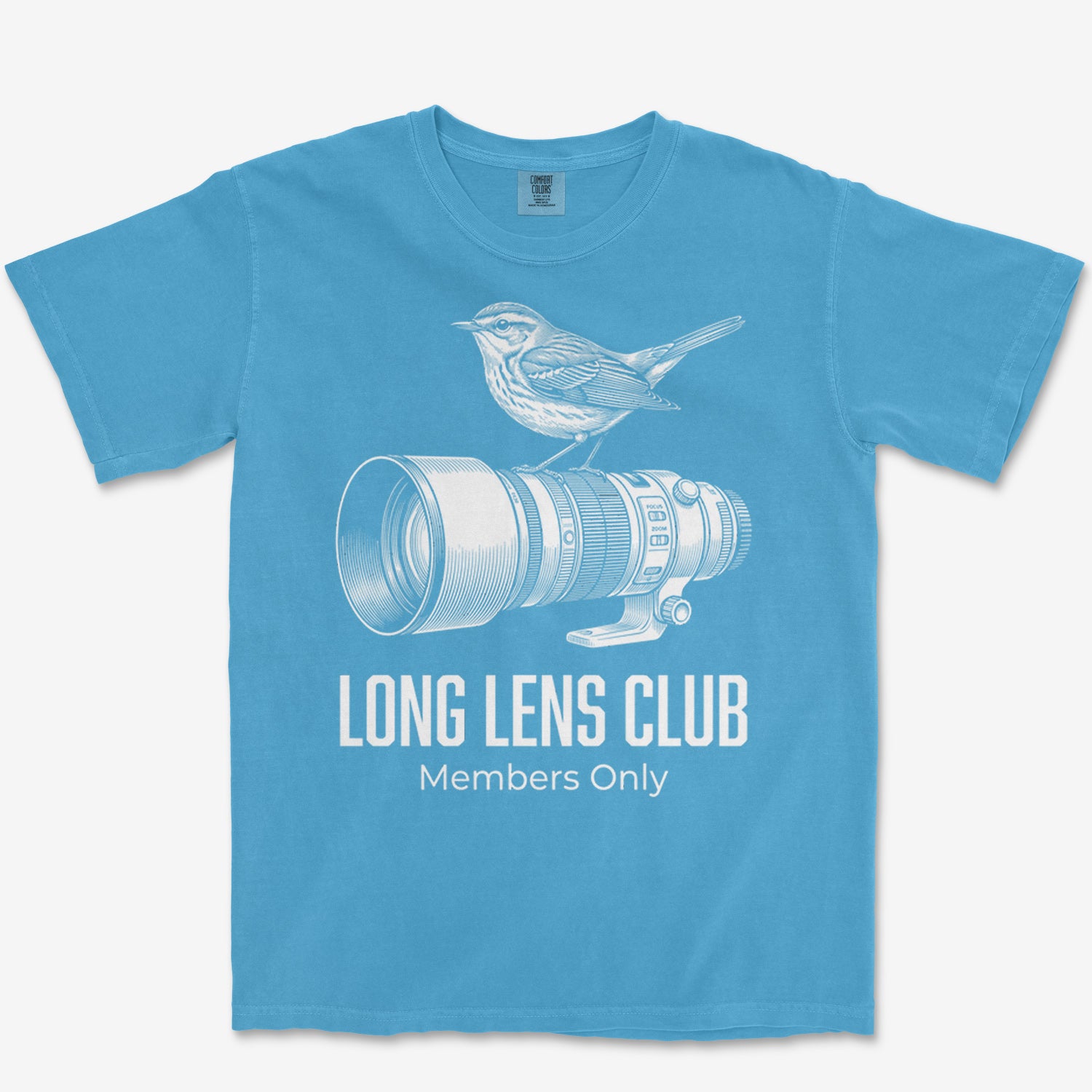 Long Lens Warbler Heavyweight Tee