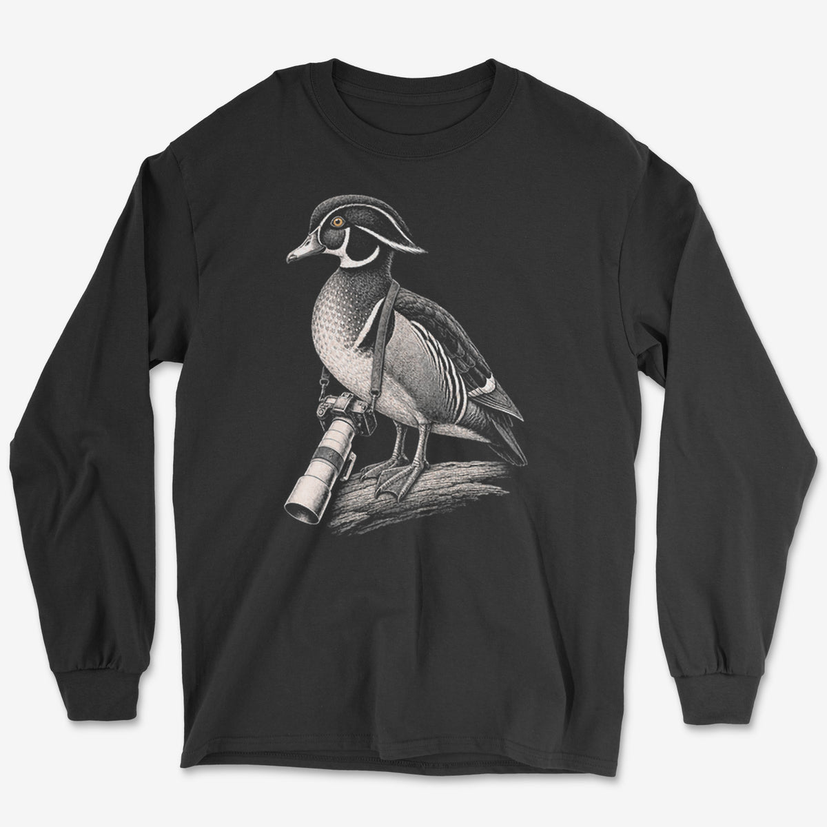 Long Lens Wood Duck Long Sleeve Tee