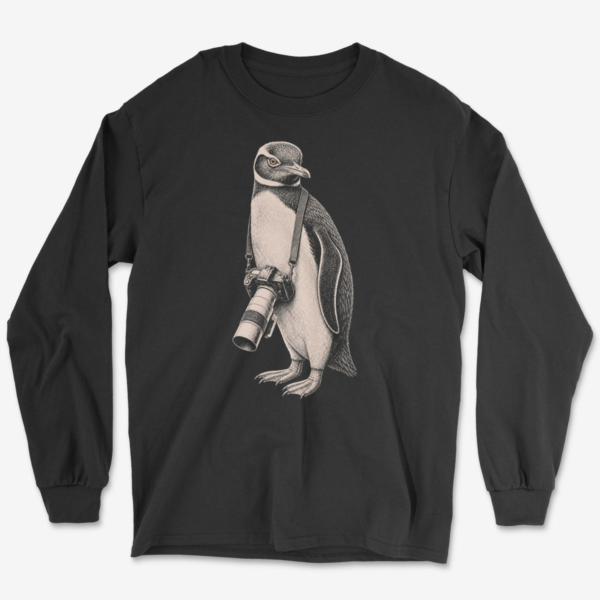 Long Lens Yellow-eyed Penguin Long Sleeve Tee