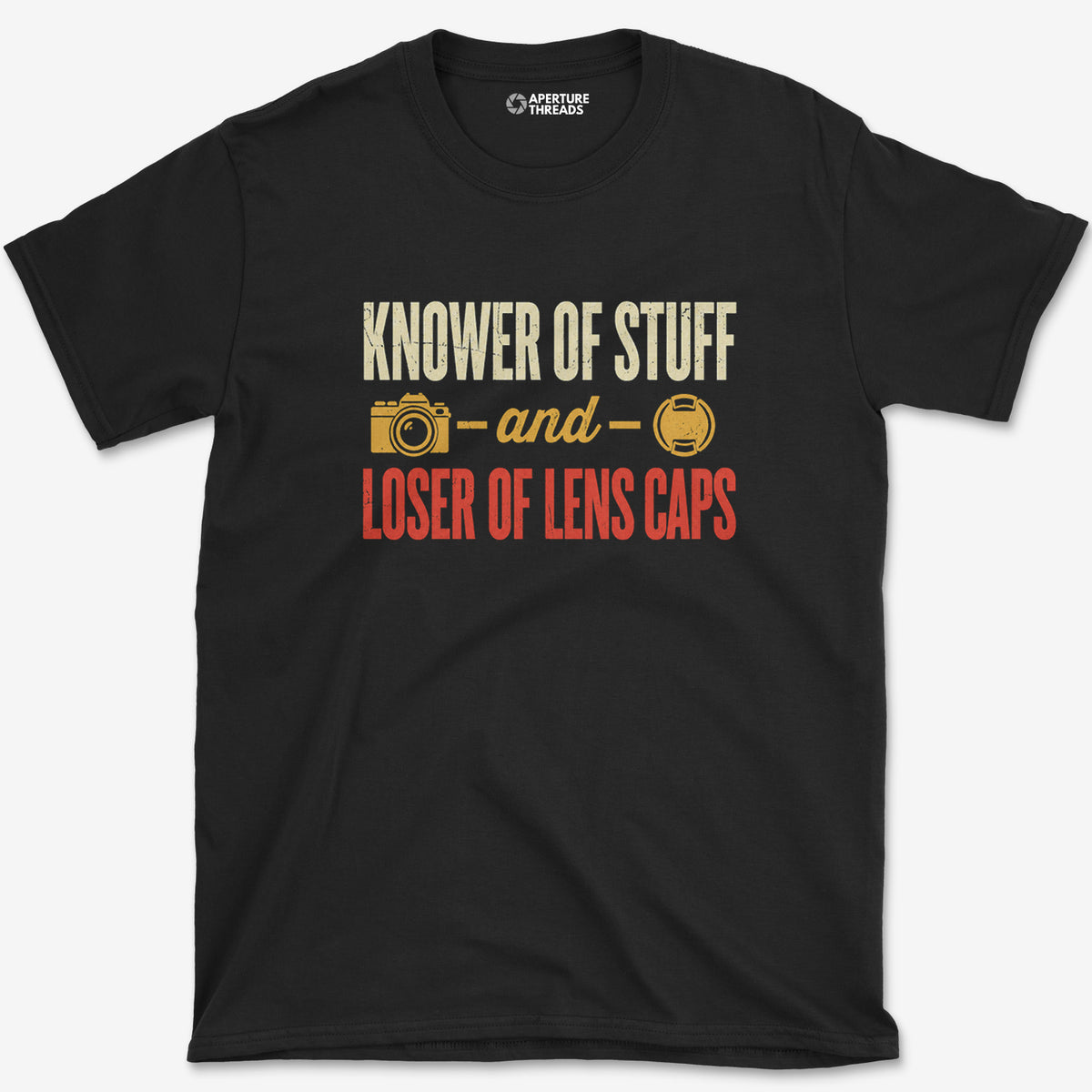 Loser Of Lens Caps T-Shirt — black