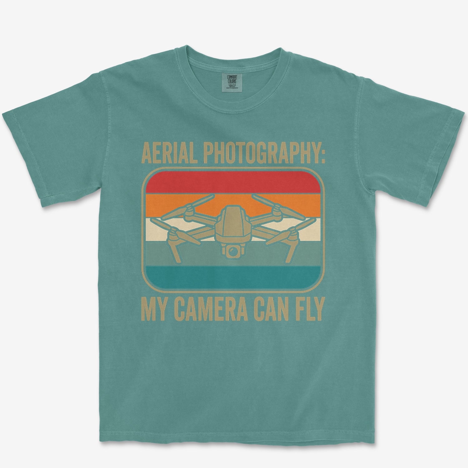 My Camera Flies Heavyweight Tee