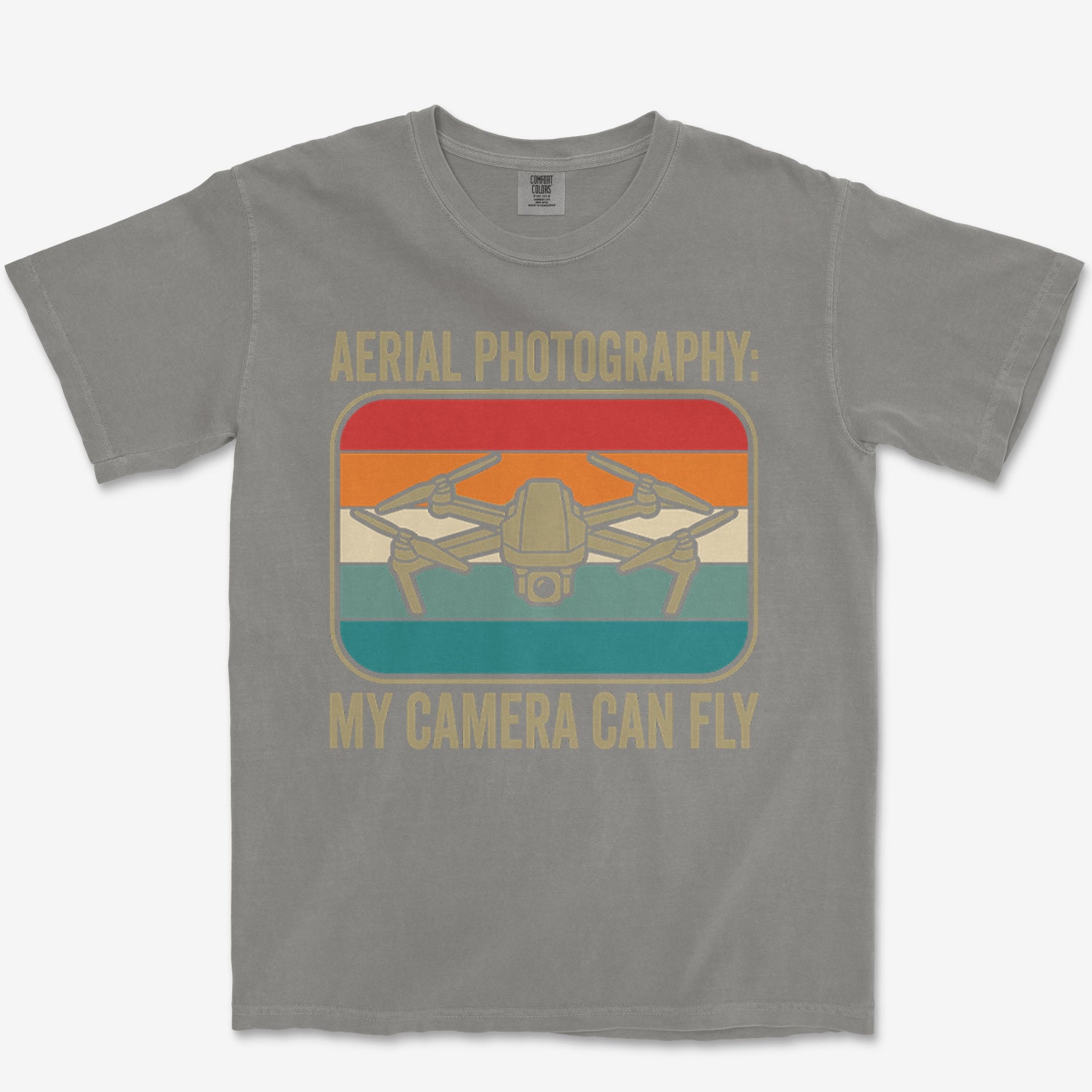My Camera Flies Heavyweight Tee