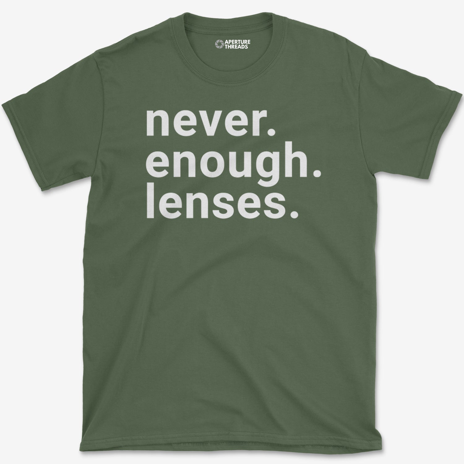 Never Enough Lenses T-Shirt