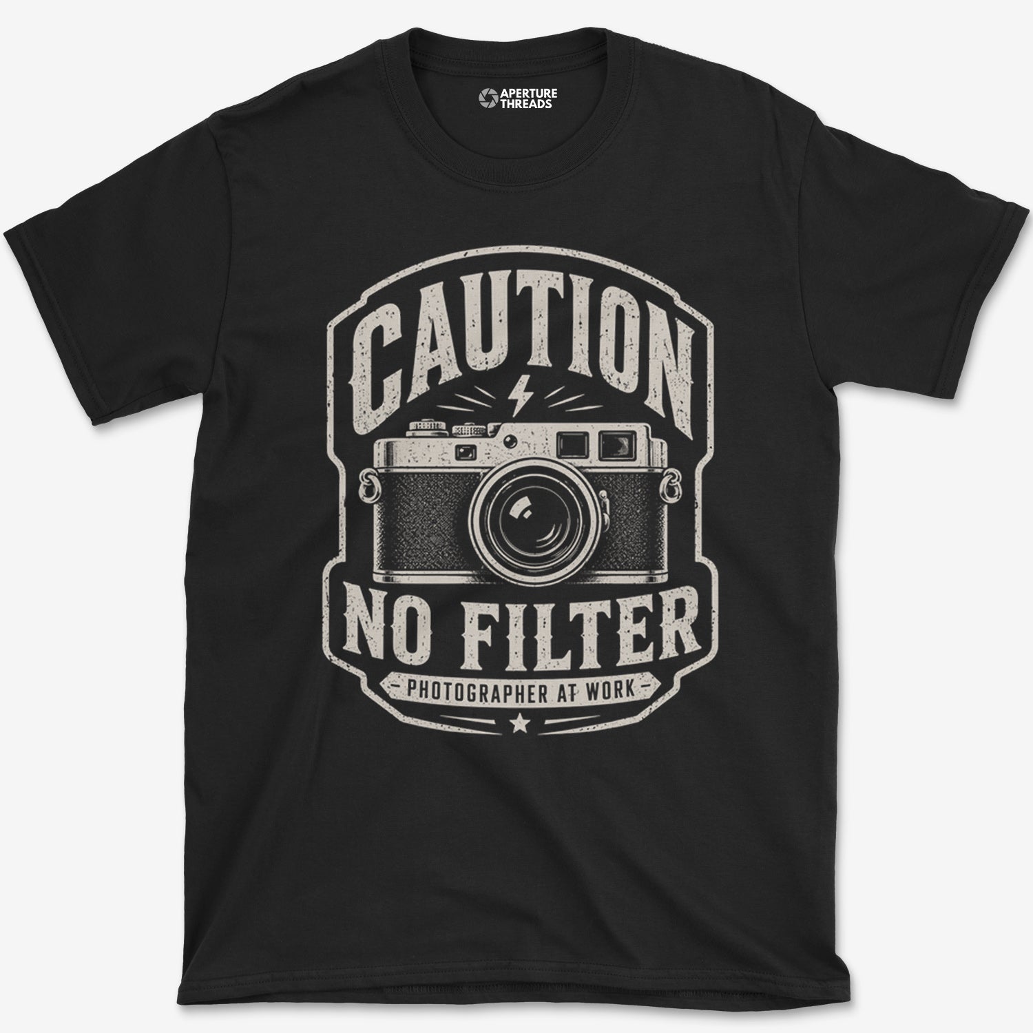 No Filter Badge T-Shirt