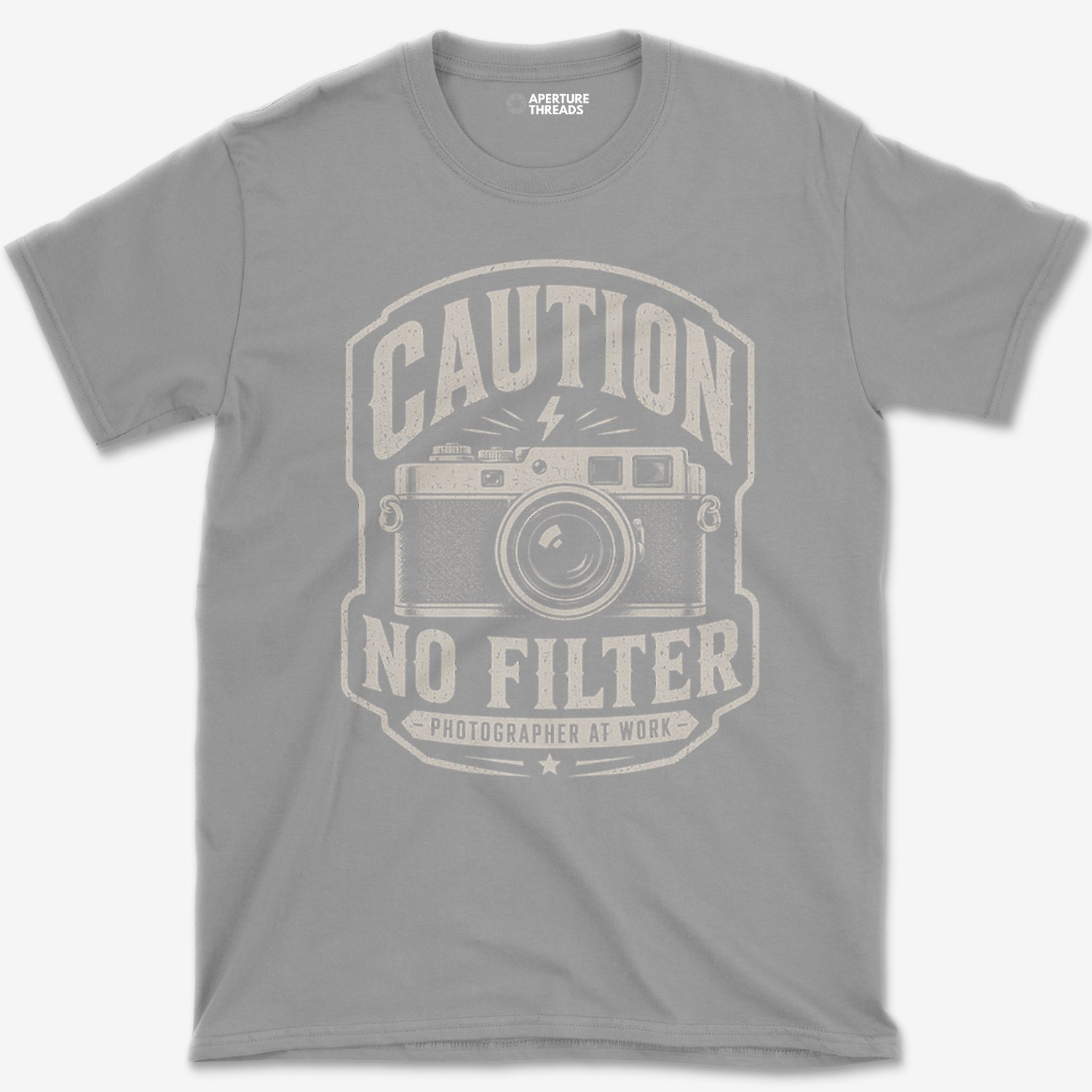 No Filter Badge T-Shirt