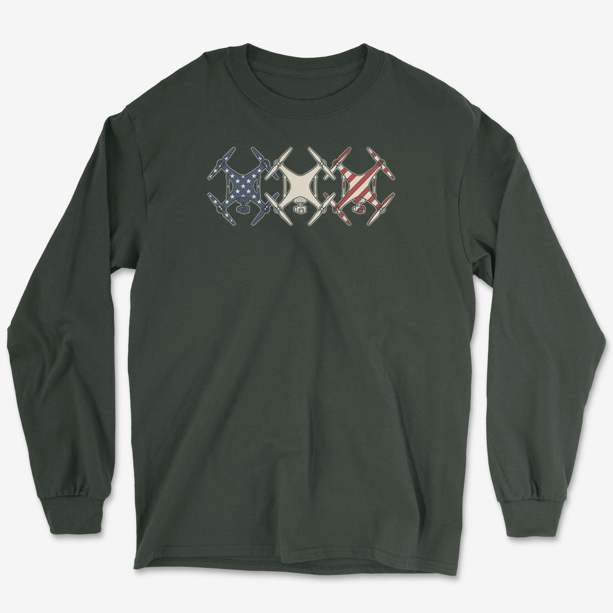 Patriot Drones Long Sleeve Tee