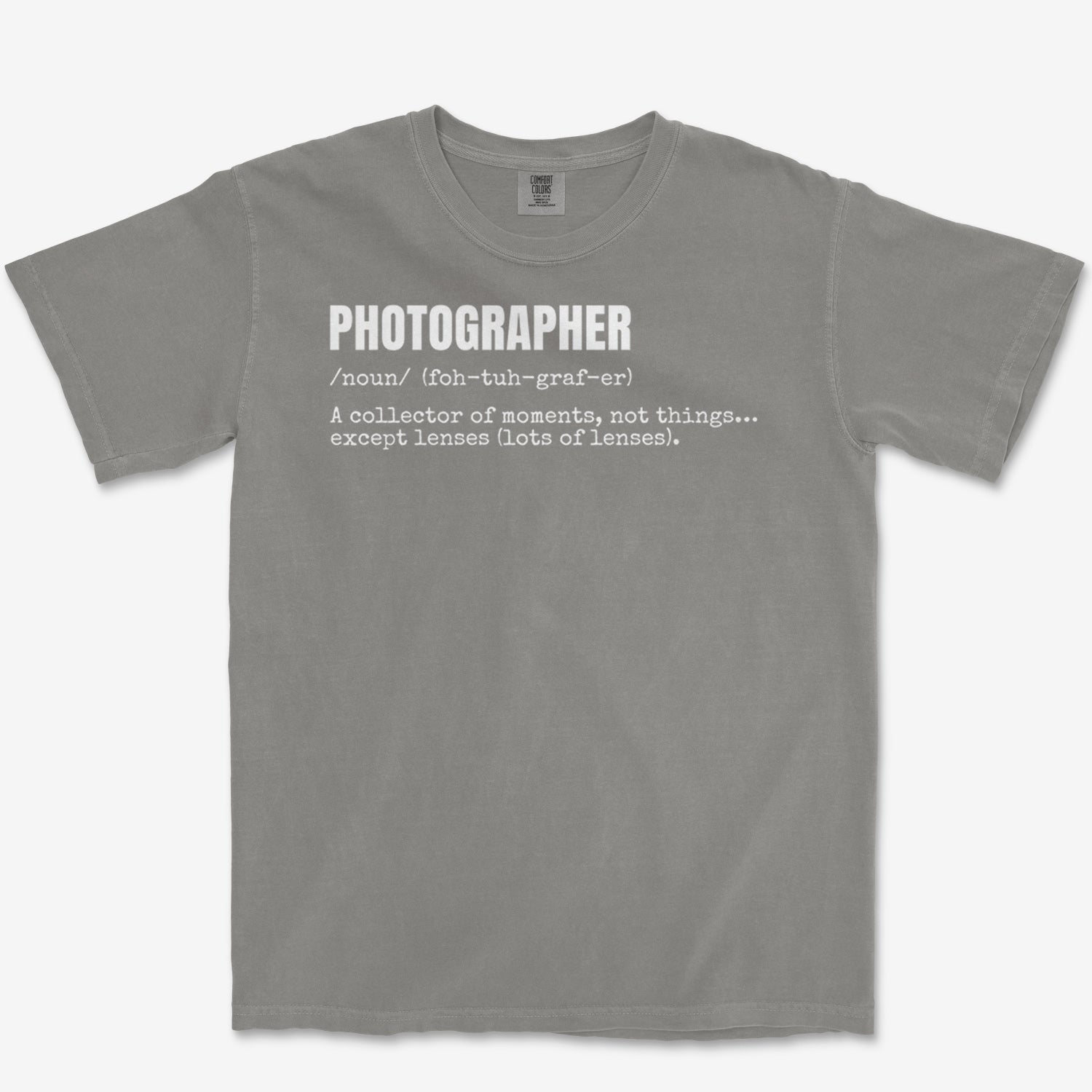 Photographer Definition Heavyweight Tee