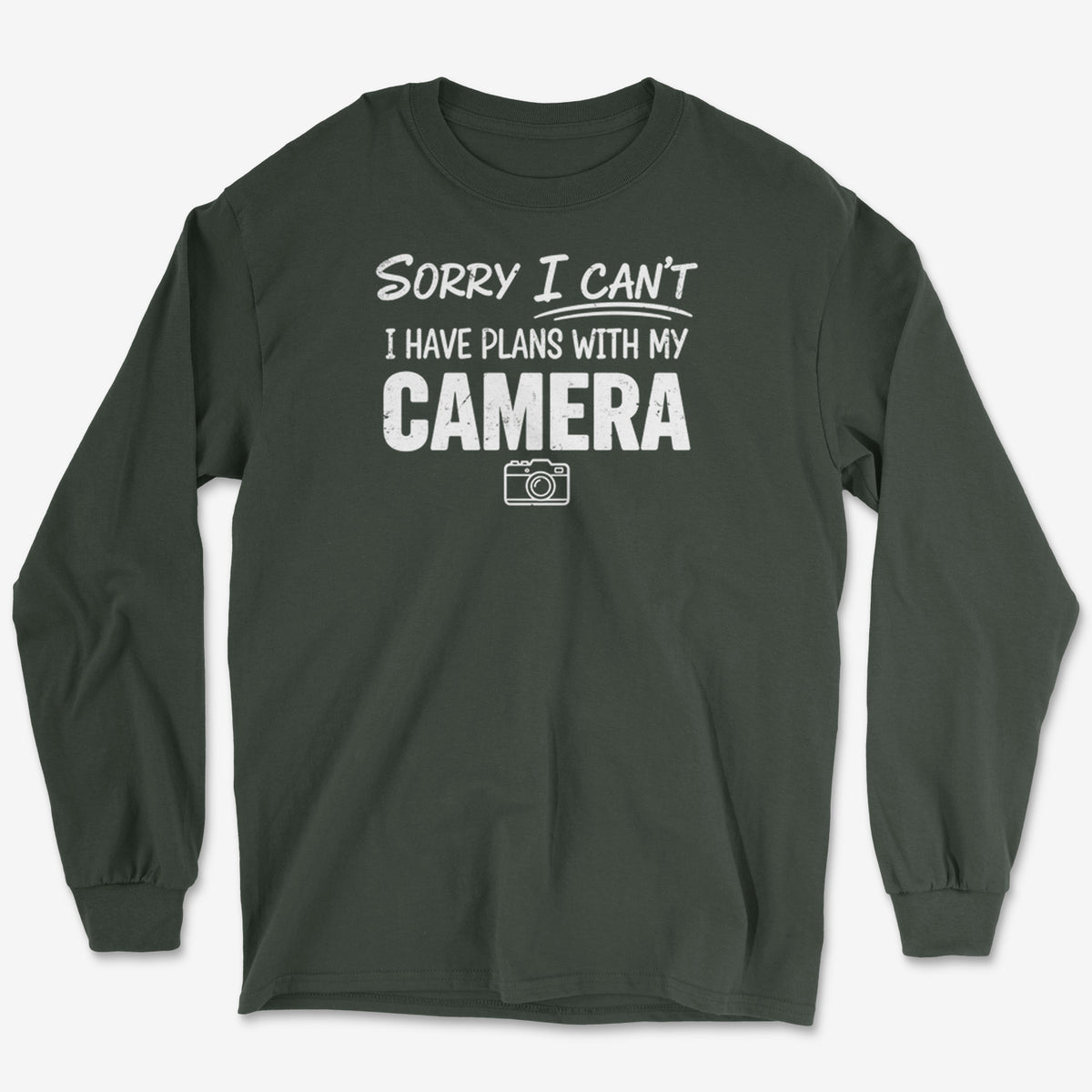 Plans With Camera Long Sleeve Tee